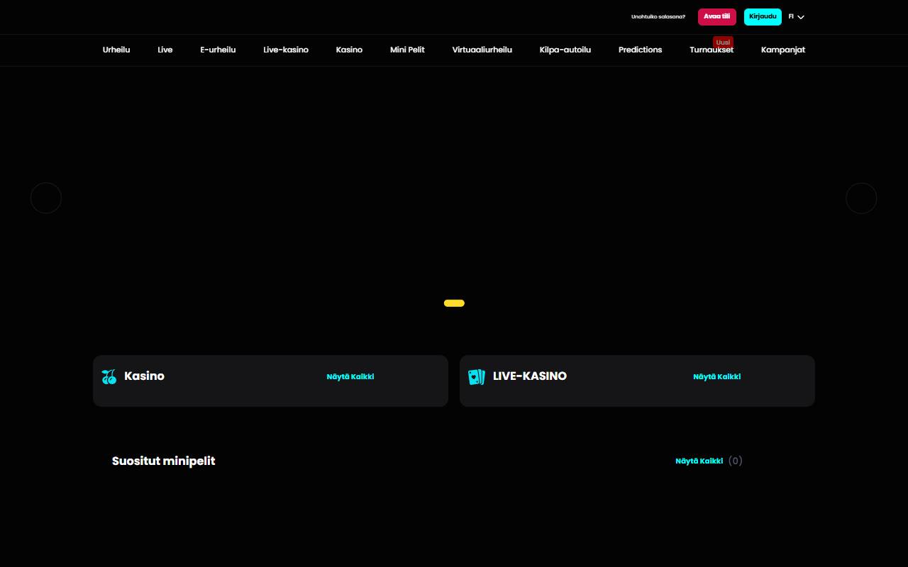 Cosmobet: etusivu