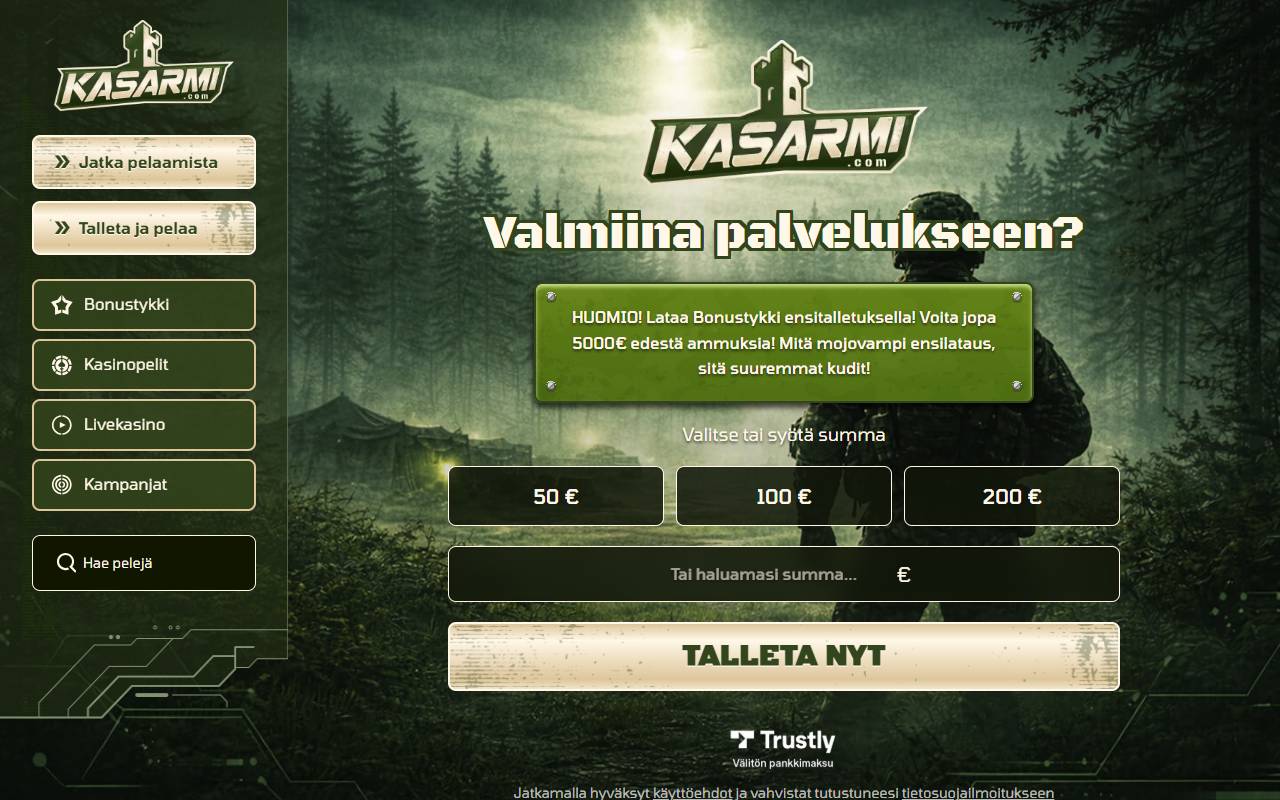 Kasarmi: etusivu