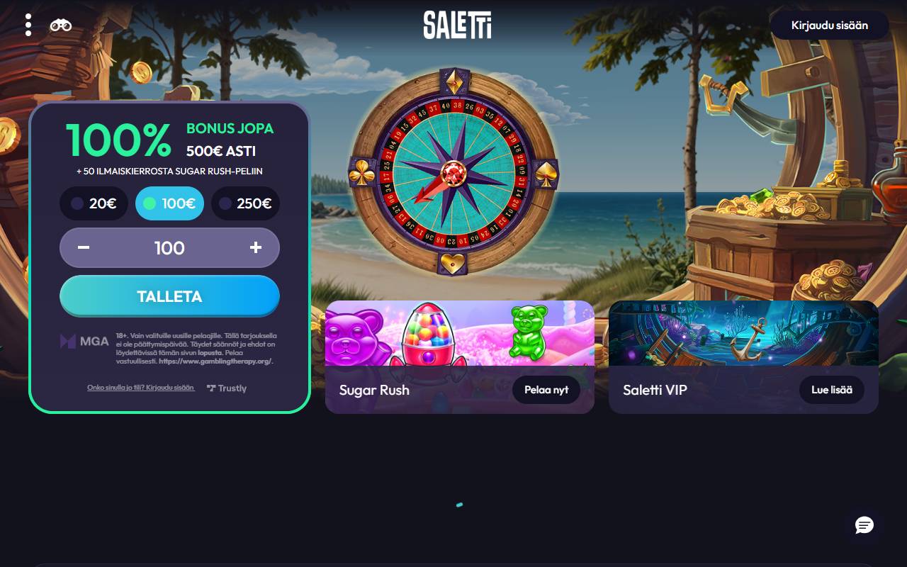 Saletti: etusivu